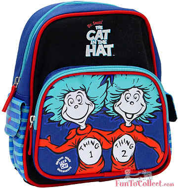 dr. seuss thing1 thing2 mini backpack