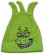 dr. seuss grinch fleece winter cap
