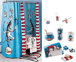 dr. seuss cat in the hat bathroom accessories