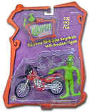 dr. seuss grinch dirt bike keychains