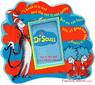 dr. seuss cat in the hat decoupage photo frame