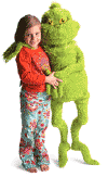Dr. Seuss Grinch hug around plush toy