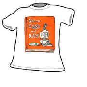 dr. seuss green eggs and ram tshirt